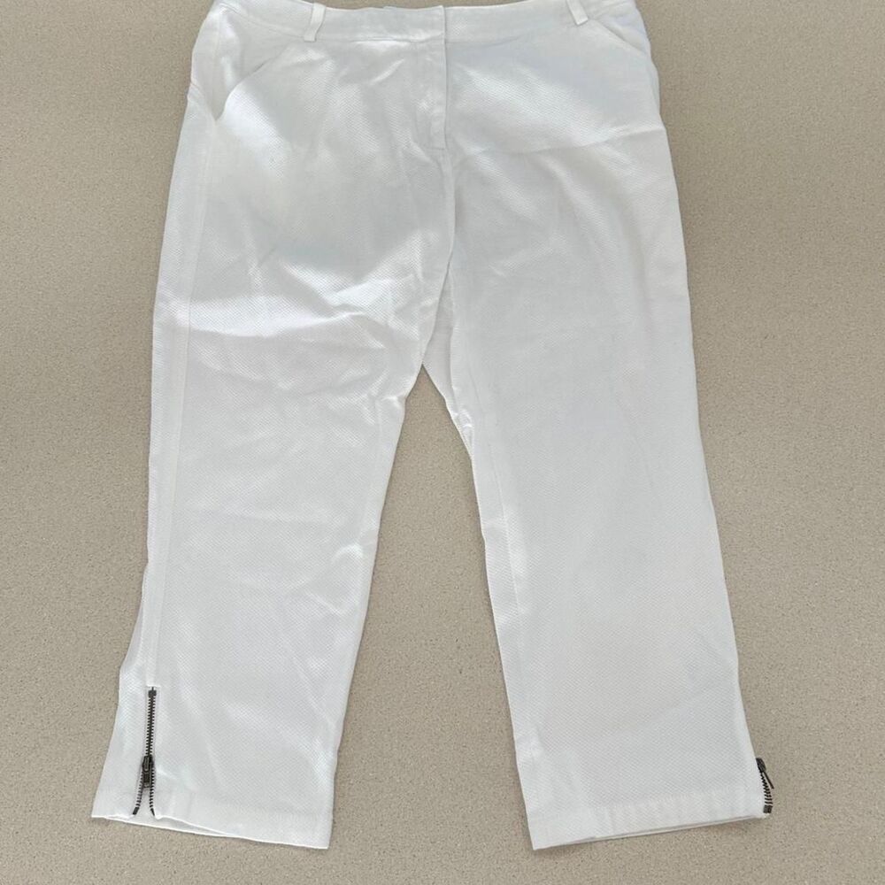Magaschoni Women's White Trousers